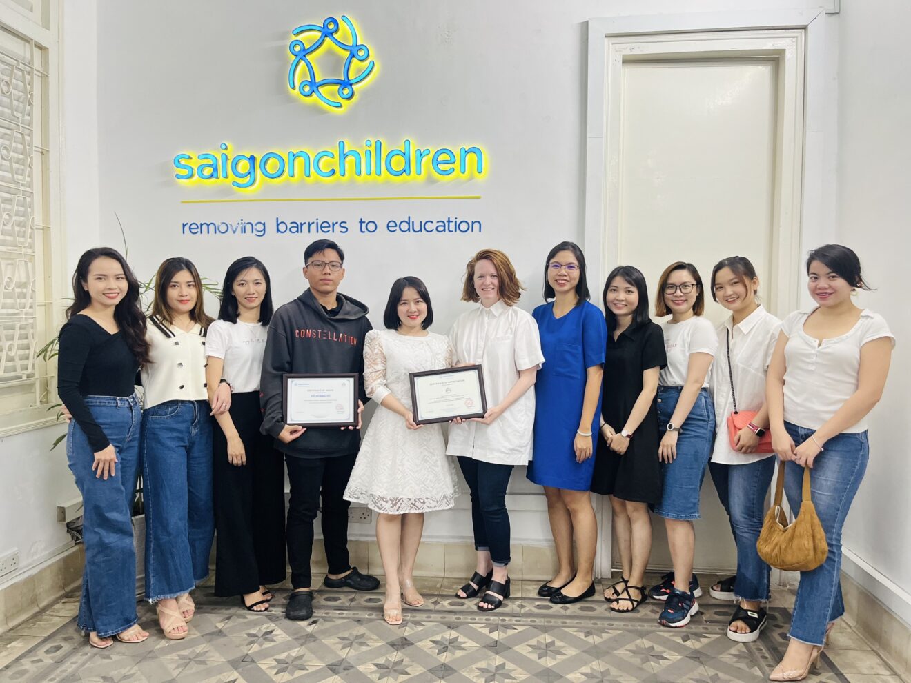 The Talent Consultants Sponsors Two Scholarships with Saigon Children 2
